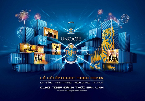 Đầu năm sôi động với lễ hội âm nhạc Tiger Remix 2015